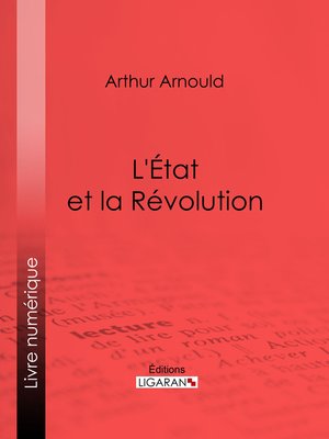 cover image of L'État et la Révolution